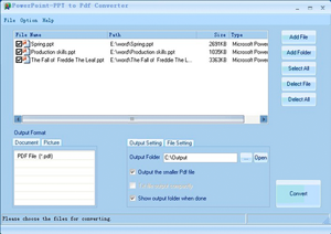PowerPoint/PPT to Pdf Converter